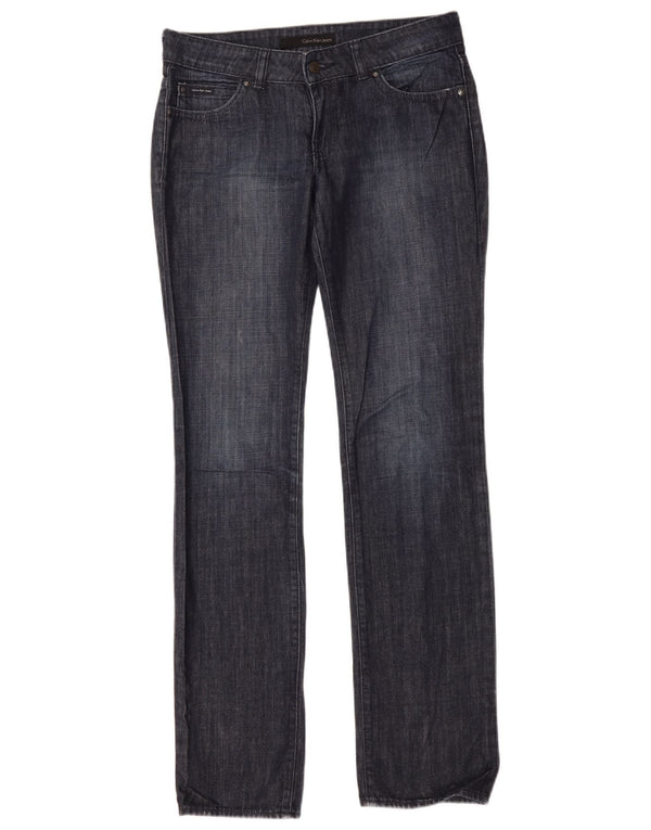 Calvin Klein Jeans Slim Feminino W28 L34 Azul Marinho Algodão