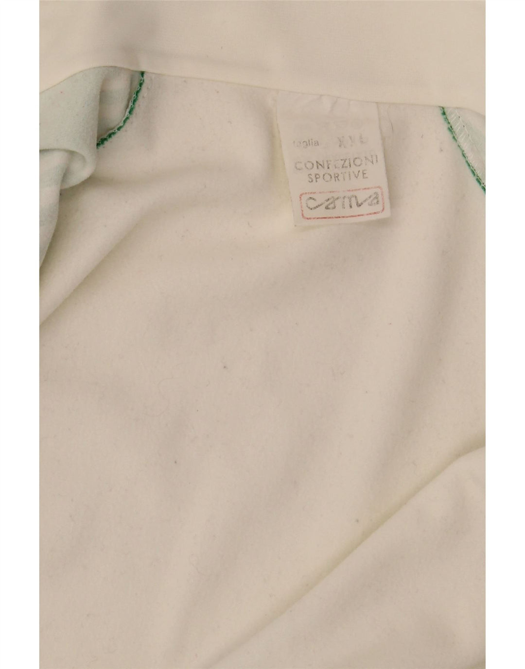 Jaqueta superior de agasalho masculino vintage 2XL branco Colourblock Nylon