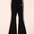 Calça Adidas Feminina Flare UK 10 Pequena Poliéster Preto