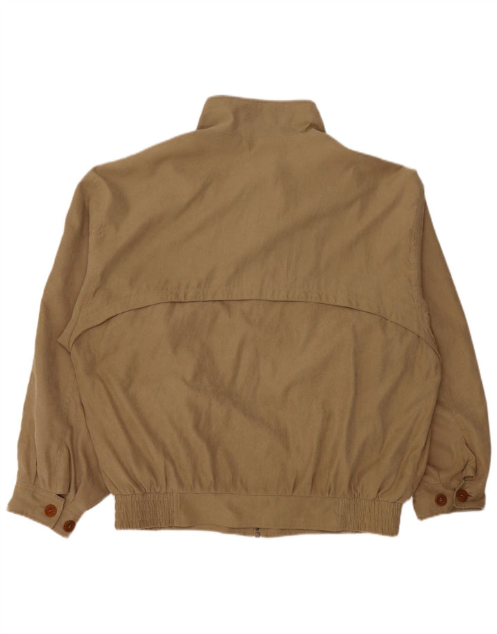 Jaqueta bomber masculina SENHOR UK 42 XL poliéster bege
