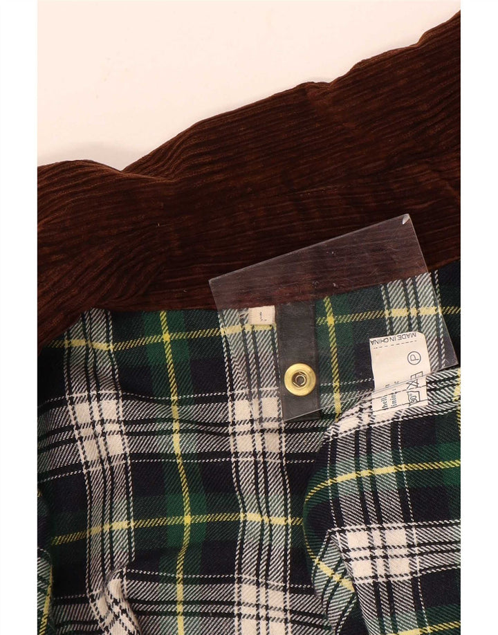 Jaqueta masculina vintage de algodão encerado com ajuste solto grande verde