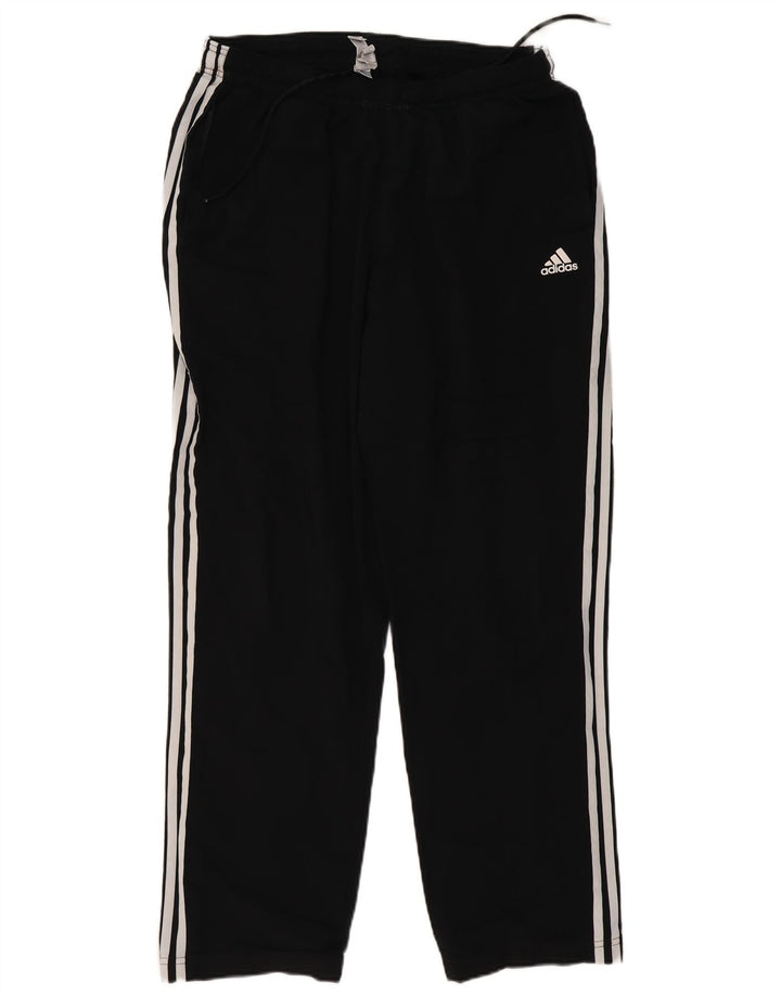 Calças de treino masculinas ADIDAS UK 48/50 XL poliéster preto