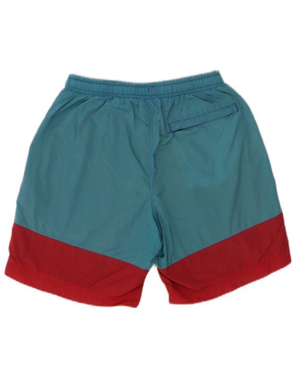 Shorts de natação masculino Sergio Tacchini pequeno turquesa Colourblock poliamida