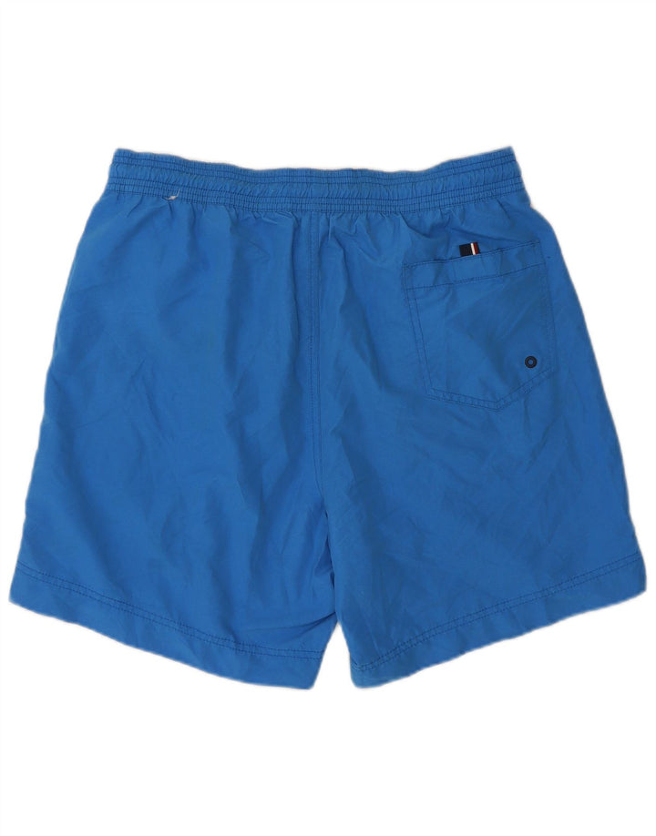 Shorts de natação masculino Tommy Hilfiger grande poliéster azul