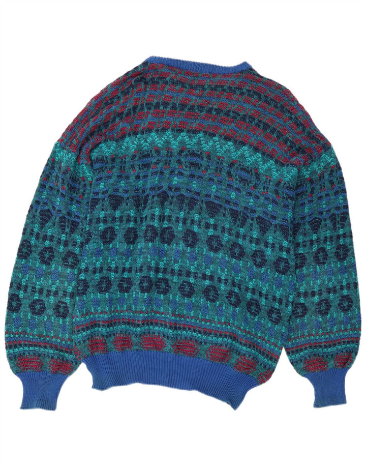 Suéter masculino Rantonio Rubino com gola canoa IT 54 XL multicolorido