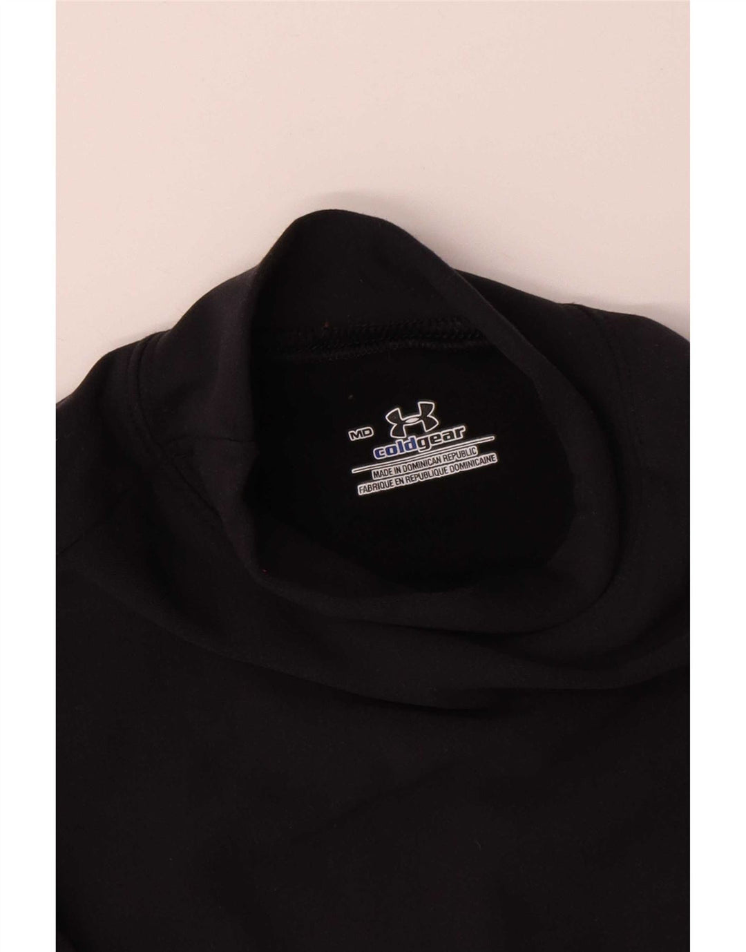 Under Armour Masculino Cold Gear Top Manga Longa Médio Preto Nylon