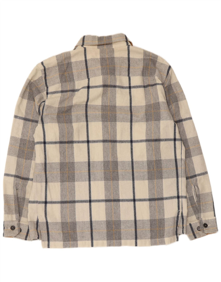 Camisa masculina de flanela Murphy & Nye pequena em acrílico xadrez multicolorido