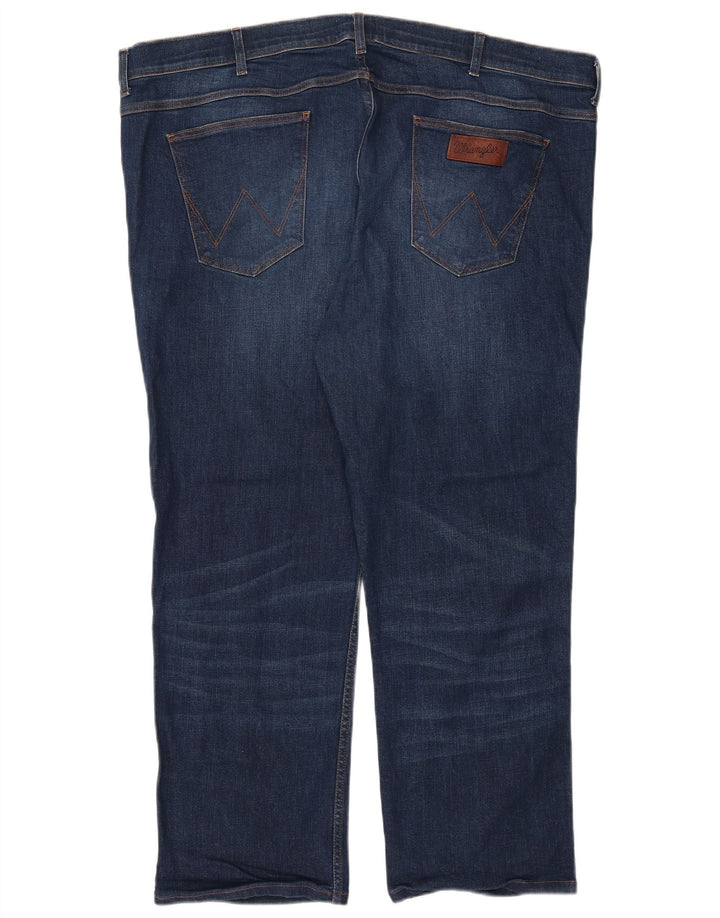 Jeans Wrangler masculino reto W47 L28 azul marinho