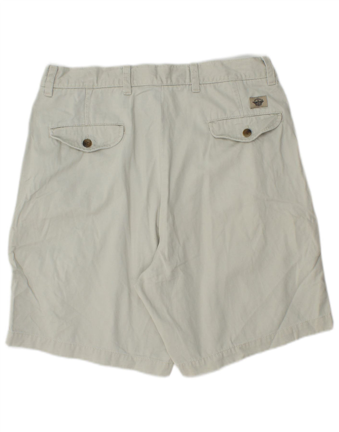 DOCKERS Masculino Khakis Chino Shorts W34 Grande Algodão Azul