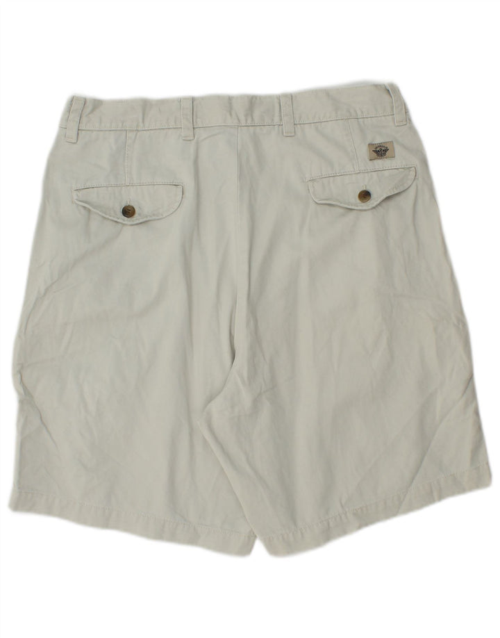 DOCKERS Masculino Khakis Chino Shorts W34 Grande Algodão Azul