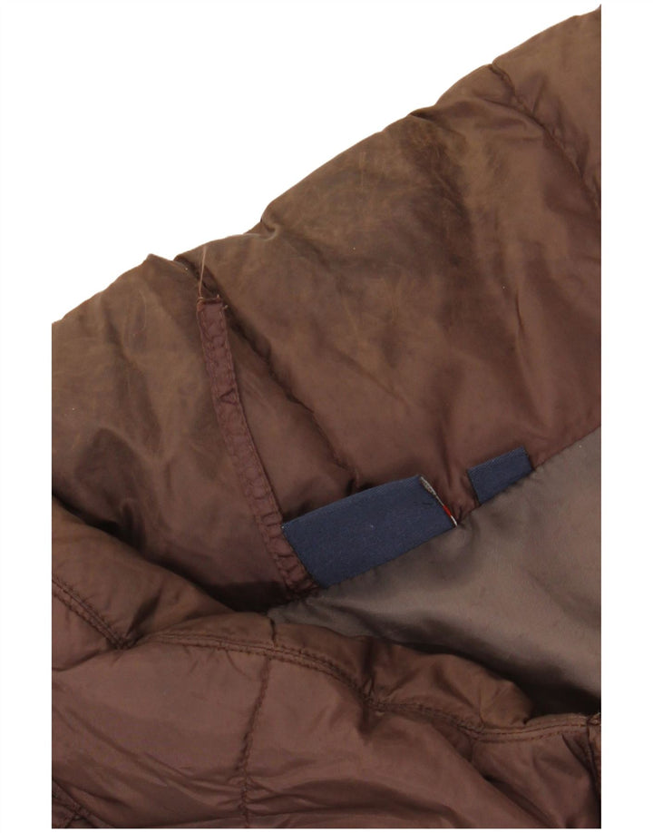 Jaqueta masculina acolchoada ELLESSE UK 42 XL marrom poliamida