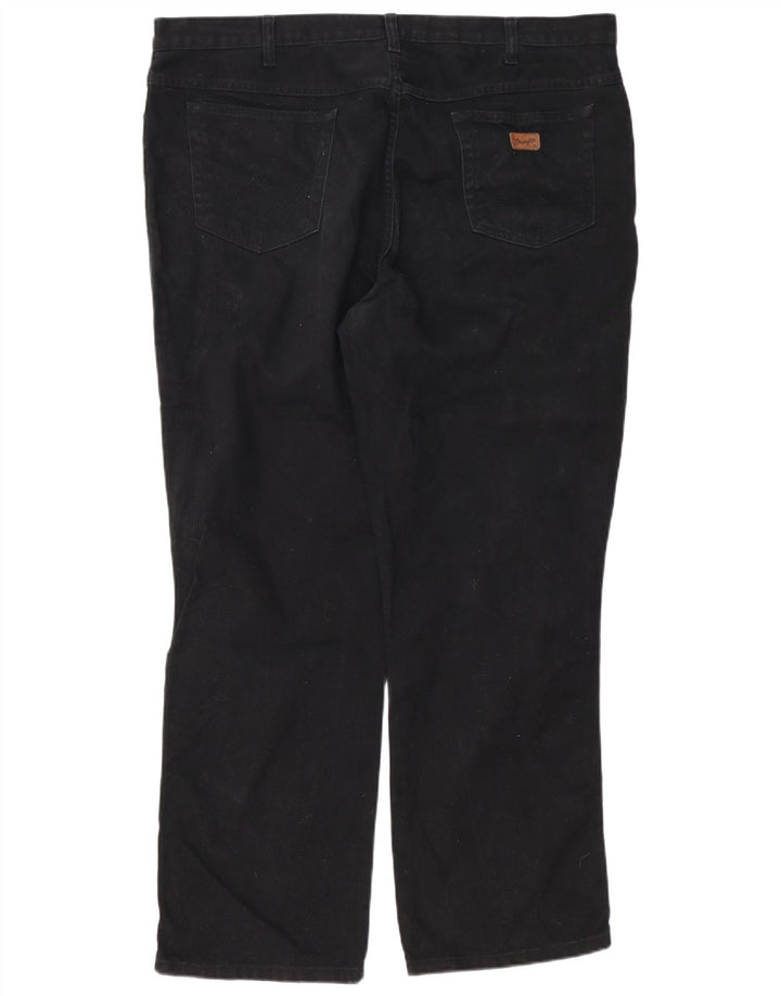 Wrangler Masculino Ohio Straight Jeans W44 L32 Algodão Preto