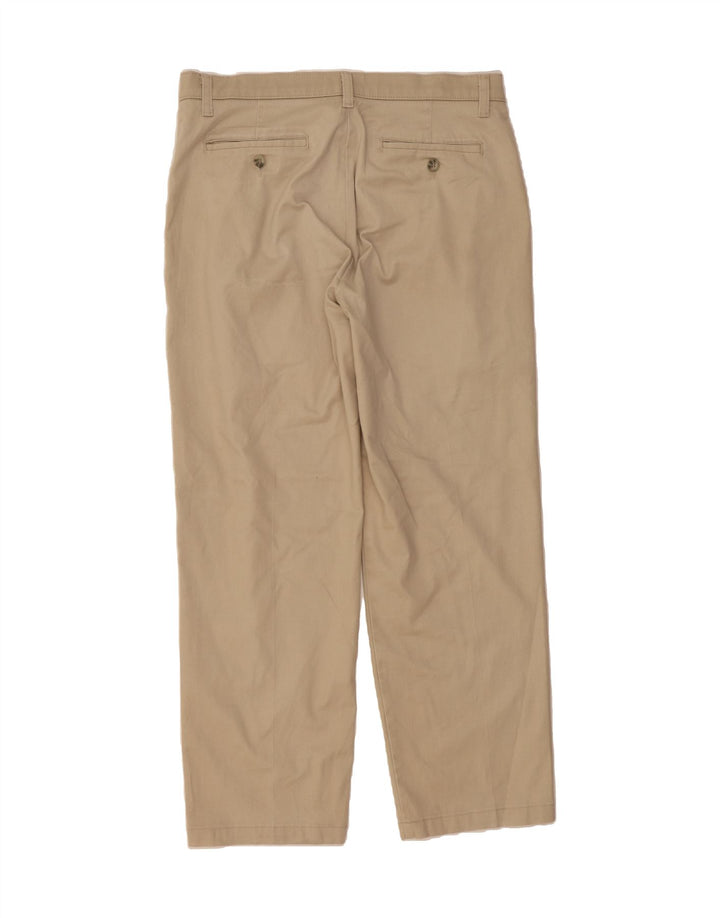 LEE Mens Relaxed Fit Straight Chino Trousers W33 L27 Beige Cotton Vintage Lee and Second-Hand Lee from Messina Hembry 