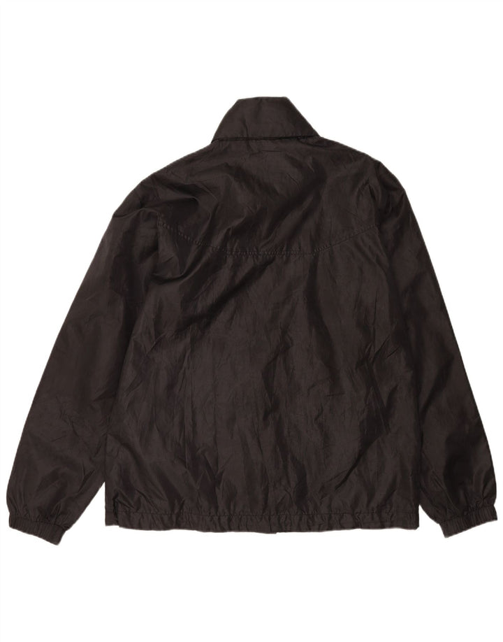 Jaqueta de chuva masculina Brugi UK 40 grande poliéster preto