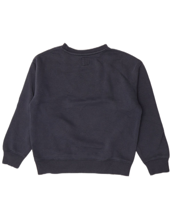 Zara Boys Graphic Sweatshirt Jumper 11-12 Anos Azul Marinho Algodão