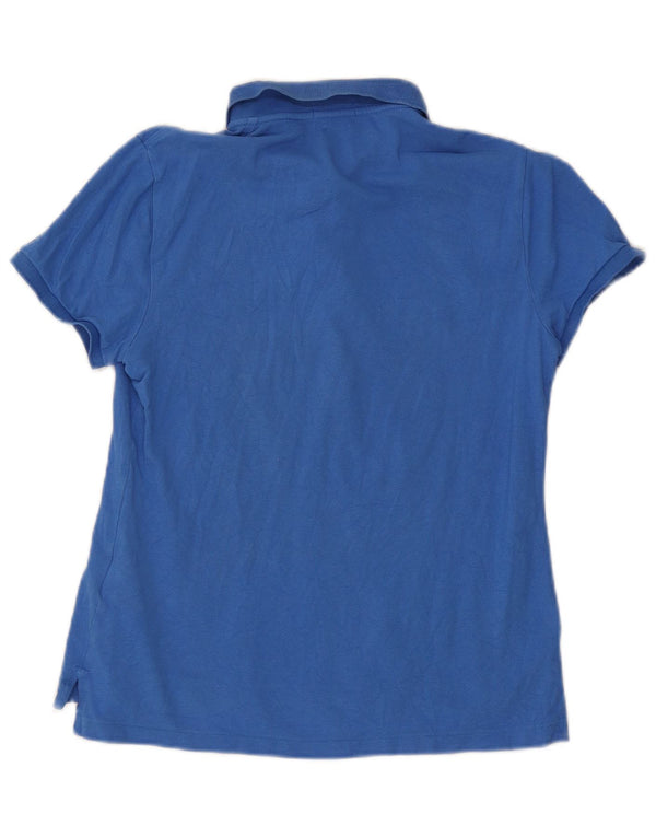 Camisa Polo Ralph Lauren Feminina Skinny Fit Reino Unido 14 Grande Algodão Azul
