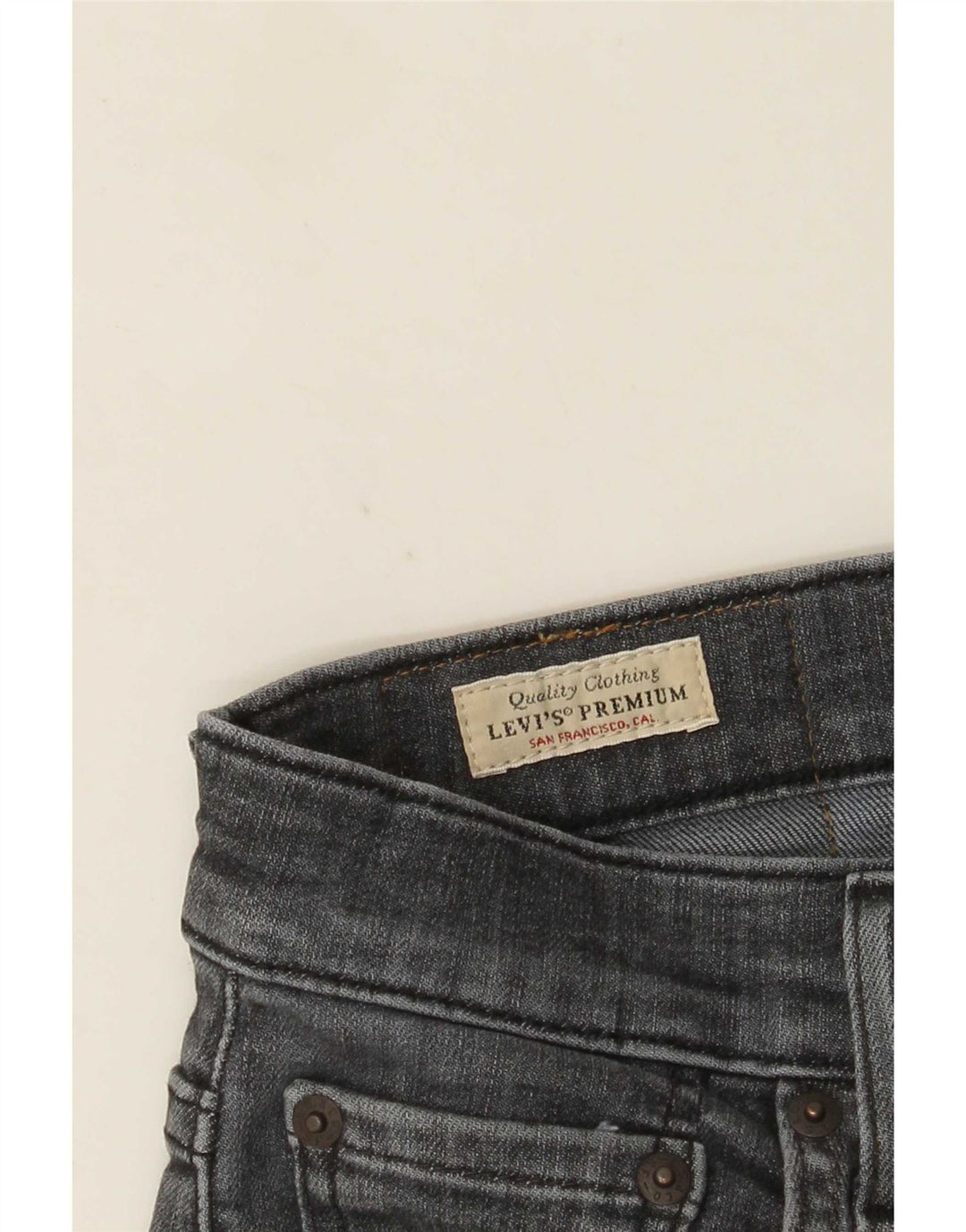 Calça jeans masculina Levi's 512 Slim Tapered W30 L32 cinza