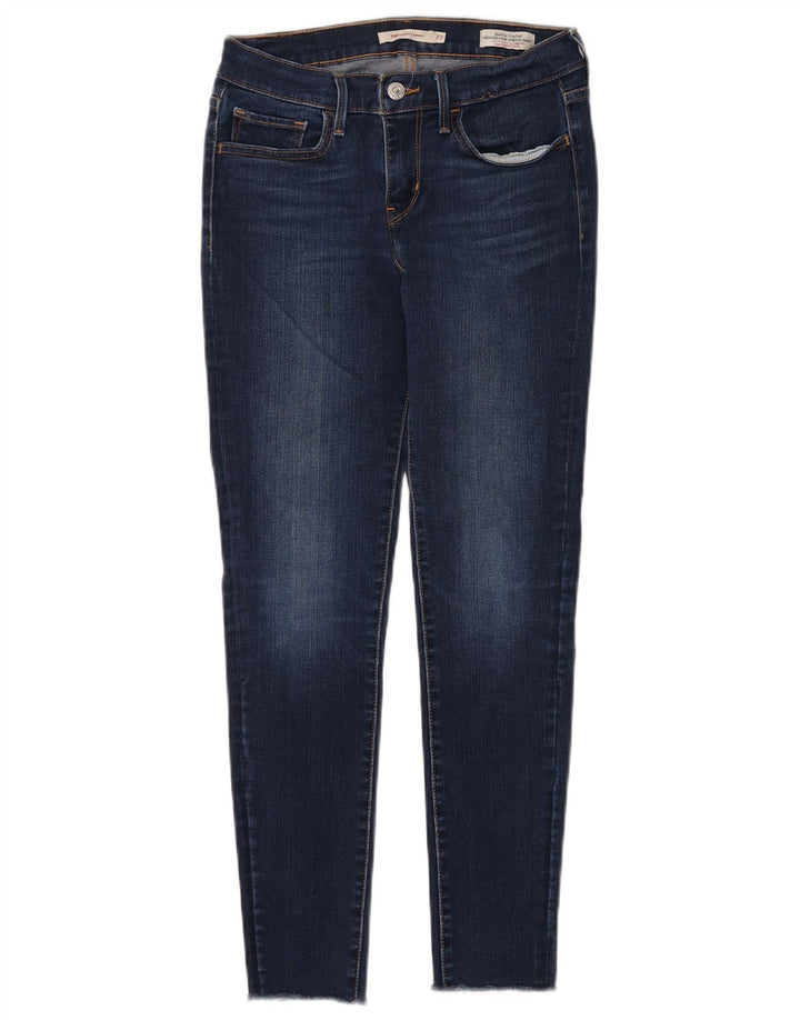 Calça jeans feminina Levi's 710 Super Skinny W27 L28 azul marinho