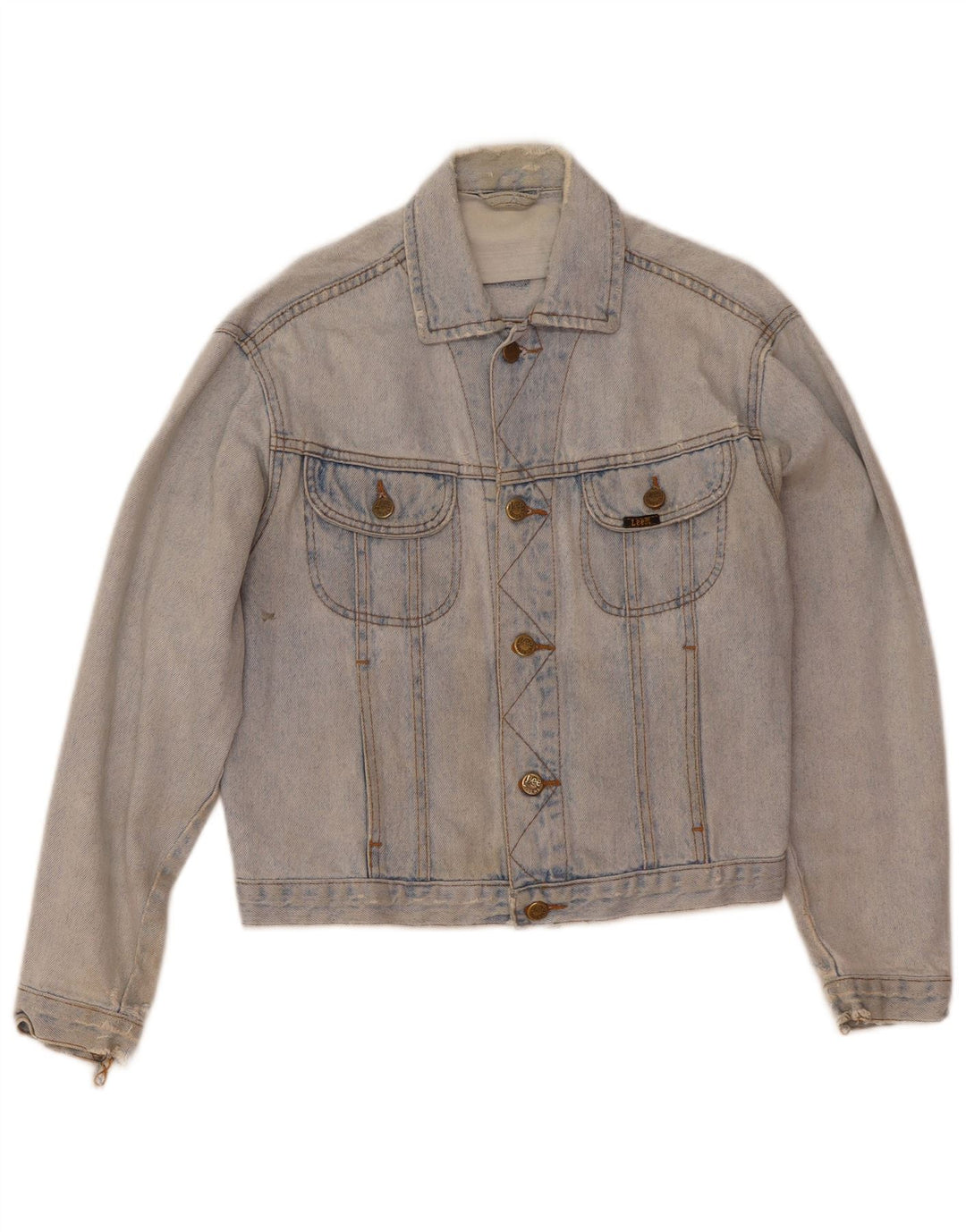 Jaqueta jeans feminina Lee UK 14 azul médio