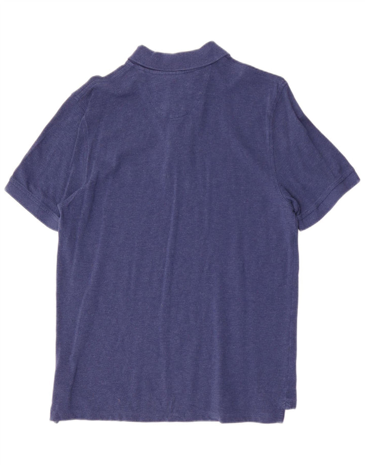 Camisa polo masculina Brooks Brothers original fit algodão azul médio