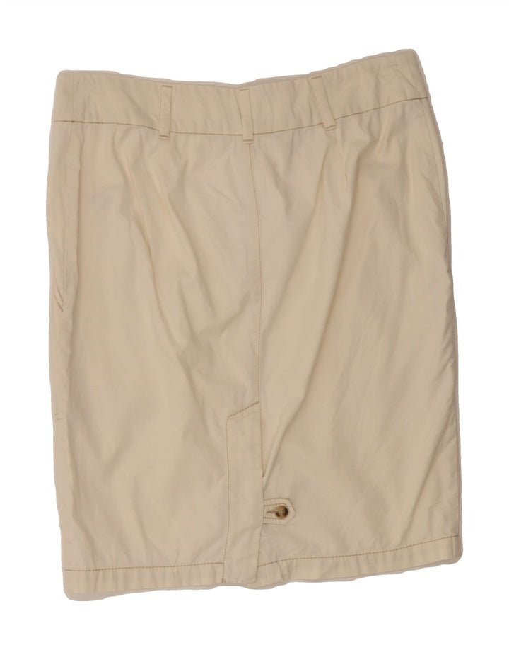 TRUSSARDI Womens Straight Skirt W34 Large Beige Vintage Trussardi and Second-Hand Trussardi from Messina Hembry 