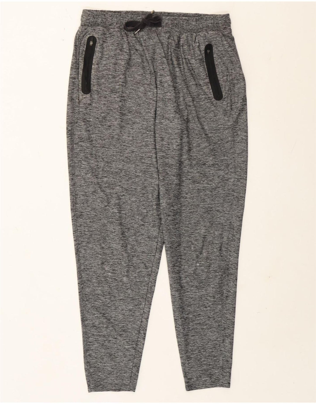 Calça de treino feminina Marks & Spencer Reino Unido 12 cinza médio manchado