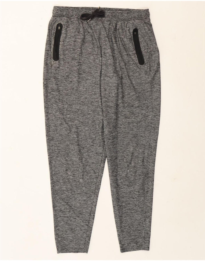 Calça de treino feminina Marks & Spencer Reino Unido 12 cinza médio manchado