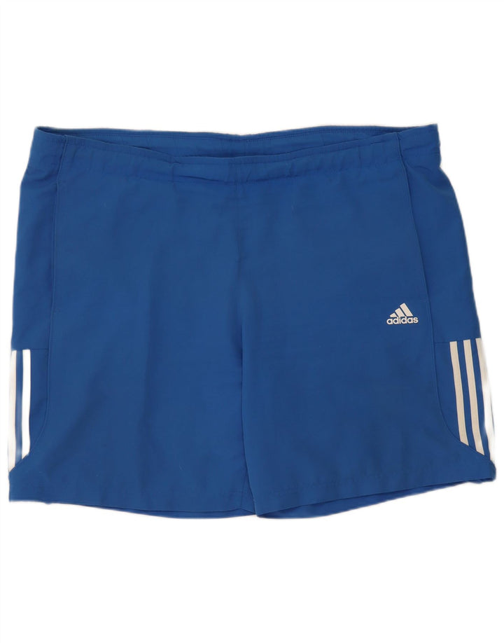Shorts esportivos masculinos Adidas XL azul poliéster