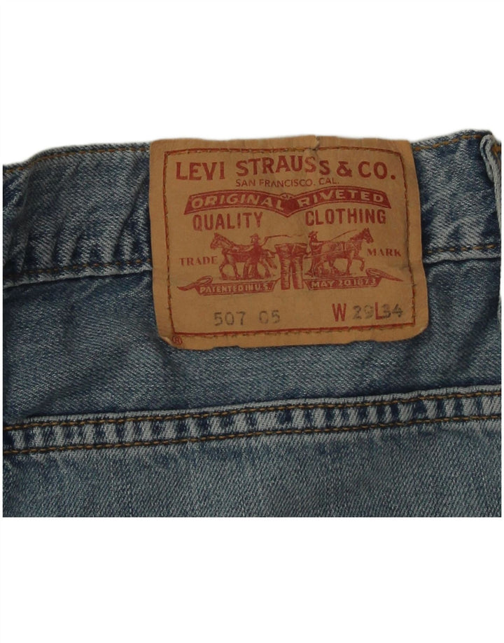 Calça jeans masculina Bootcut Levi's W29 L30 azul algodão