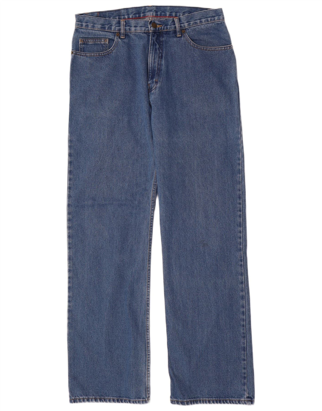 Calça jeans reta masculina Marks & Spencer Blue Harbor W34 L33 algodão