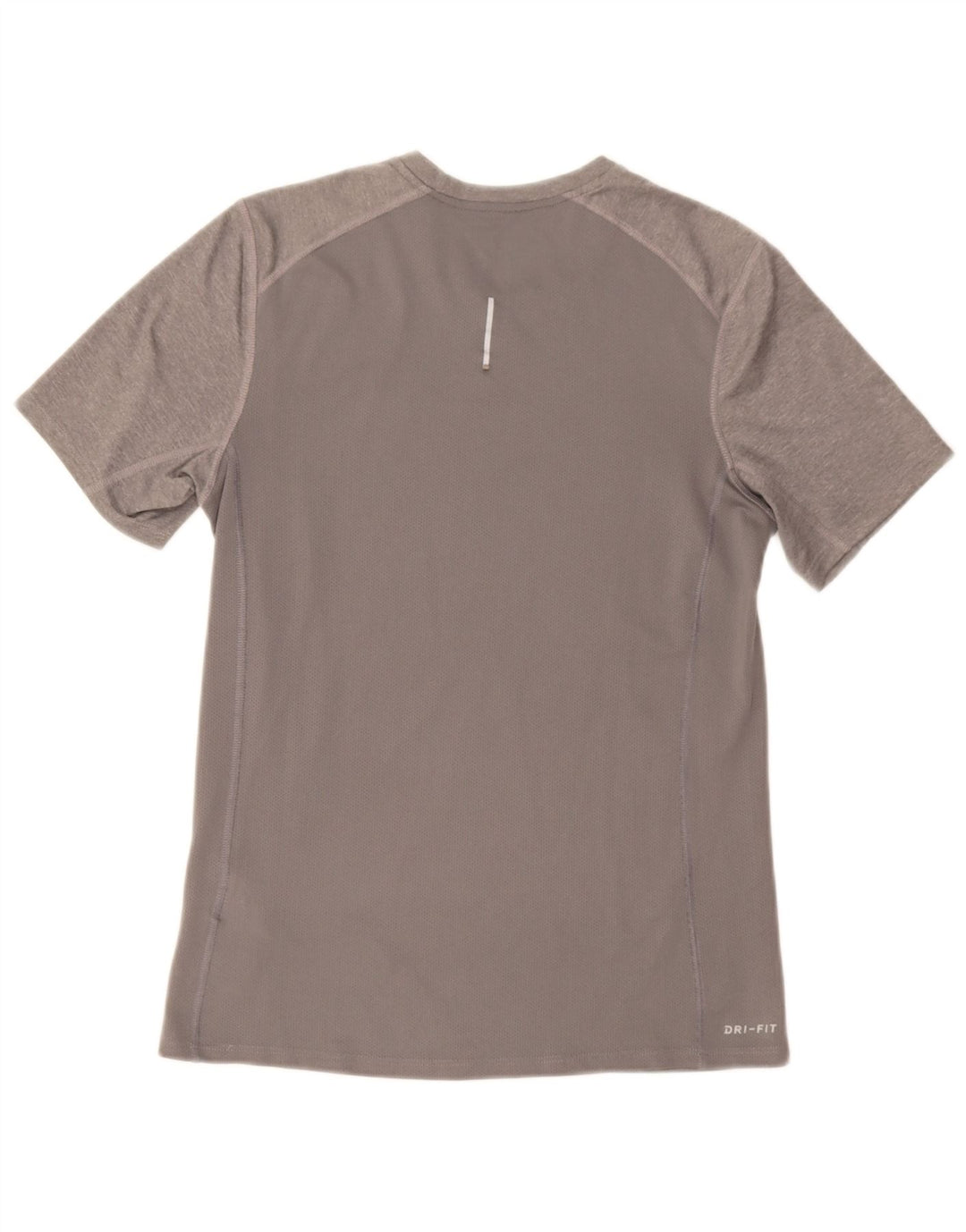 Camiseta Nike Masculina Dri Fit Top Pequena Cinza Poliéster