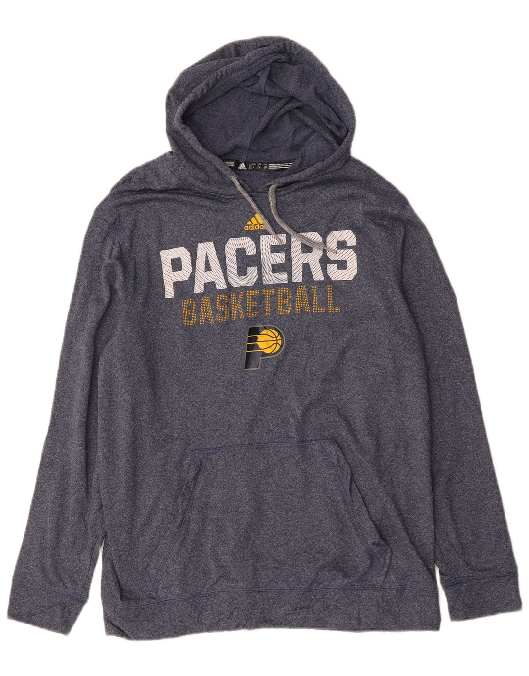 Adidas Mens Packers Graphic Hoodie Jumper Grande Azul Poliéster