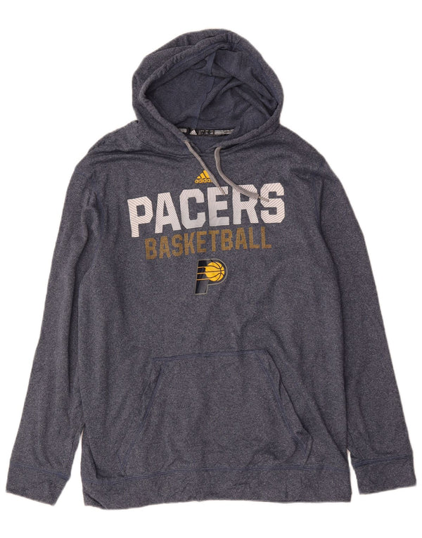 Adidas Mens Packers Graphic Hoodie Jumper Grande Azul Poliéster