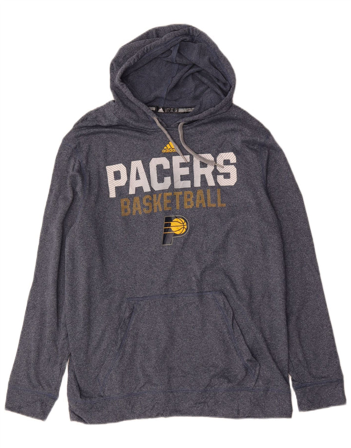 Adidas Mens Packers Graphic Hoodie Jumper Grande Azul Poliéster