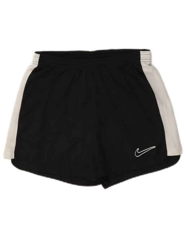 Shorts esportivos masculinos Nike XS preto colorblock poliéster