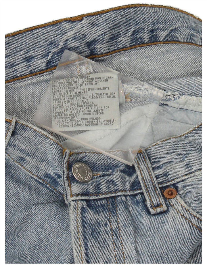 Shorts jeans masculino 501 da Levi's W29 algodão azul médio
