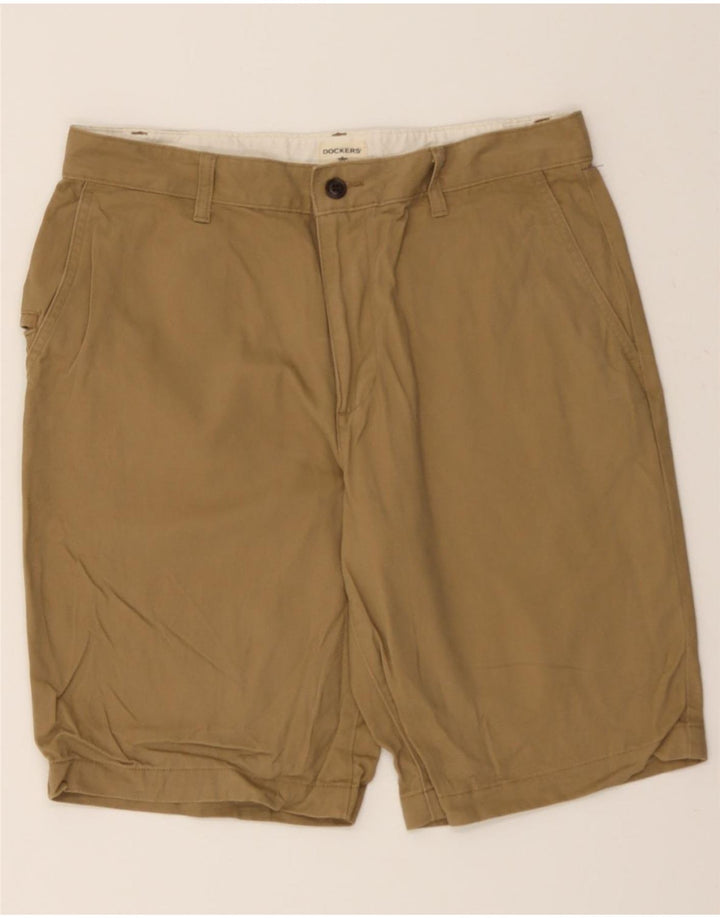 DOCKERS Mens Cargo Shorts W33 Medium Beige Cotton Vintage Dockers and Second-Hand Dockers from Messina Hembry 