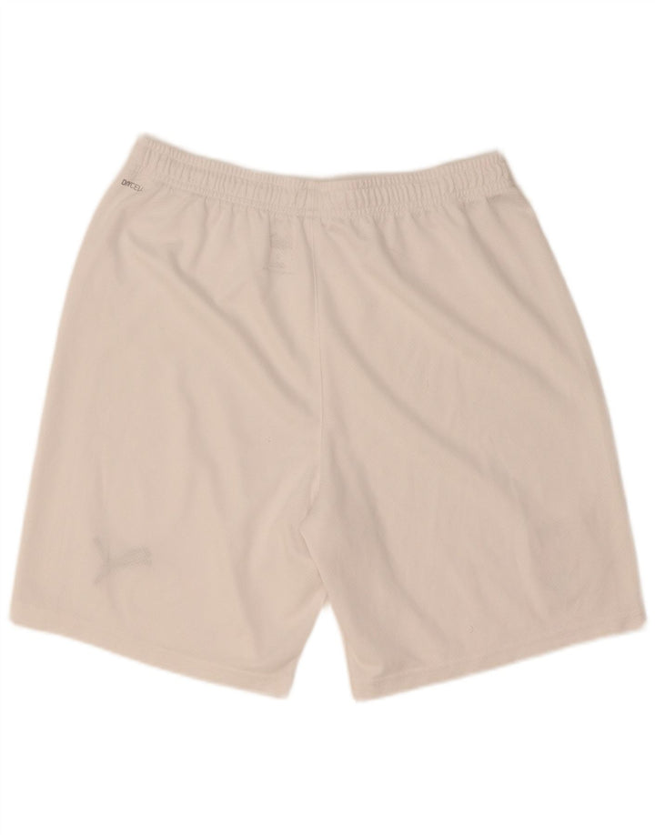 Shorts esportivos masculinos Puma médio branco