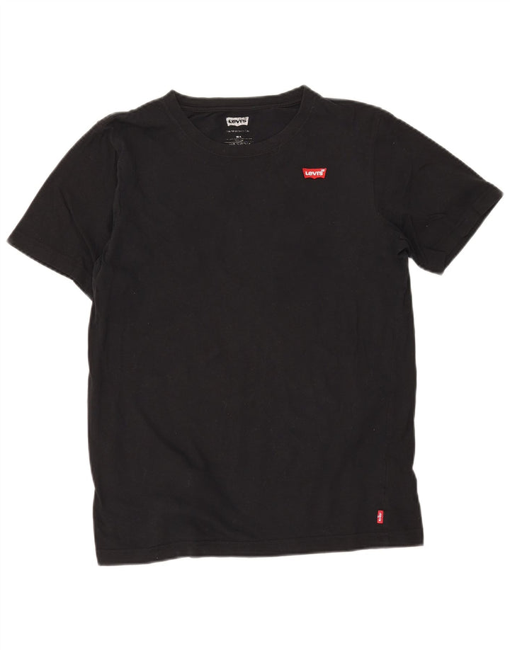 Camiseta feminina LEVI'S 15-16 anos algodão preto