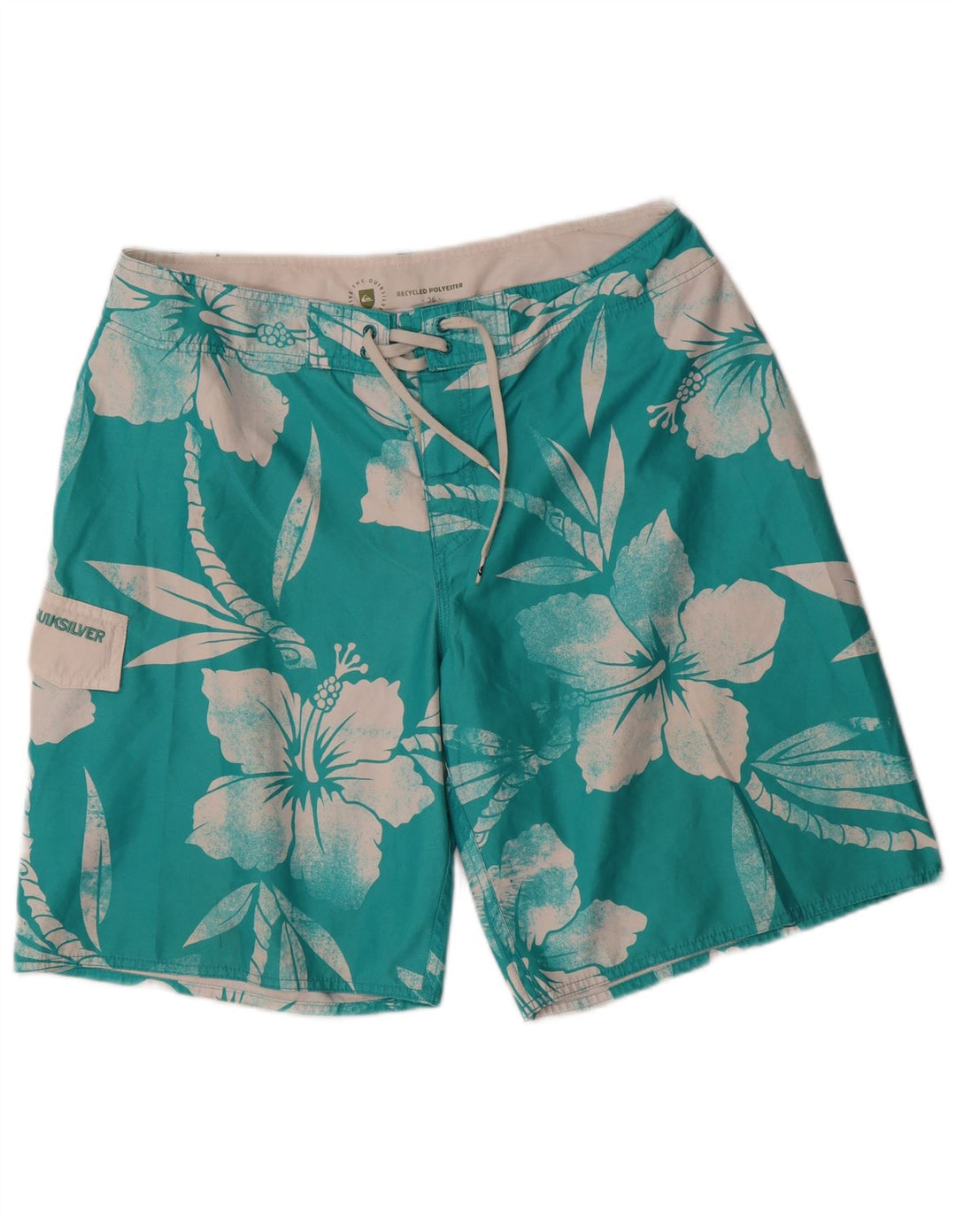 Shorts de natação masculino Quiksilver grande azul floral