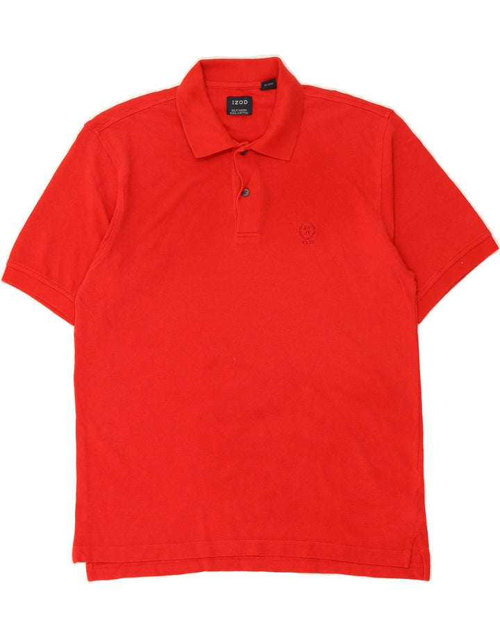 IZOD Mens Polo Shirt Medium Red Cotton Vintage Izod and Second-Hand Izod from Messina Hembry 
