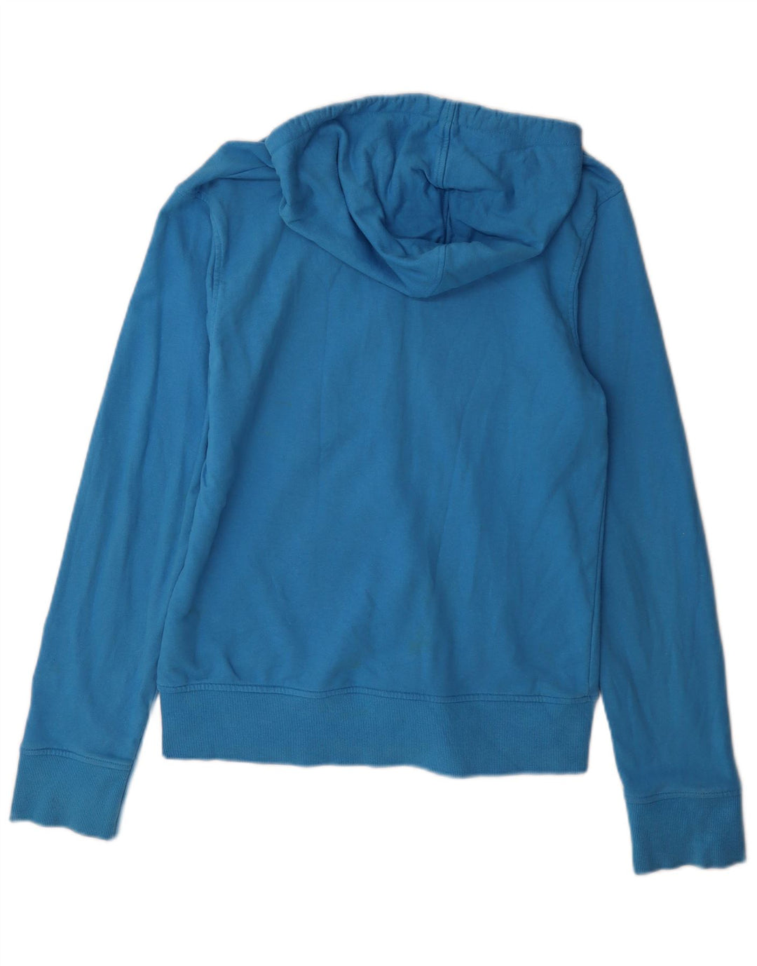Suéter masculino com capuz e zíper gráfico Jack & Jones algodão azul médio