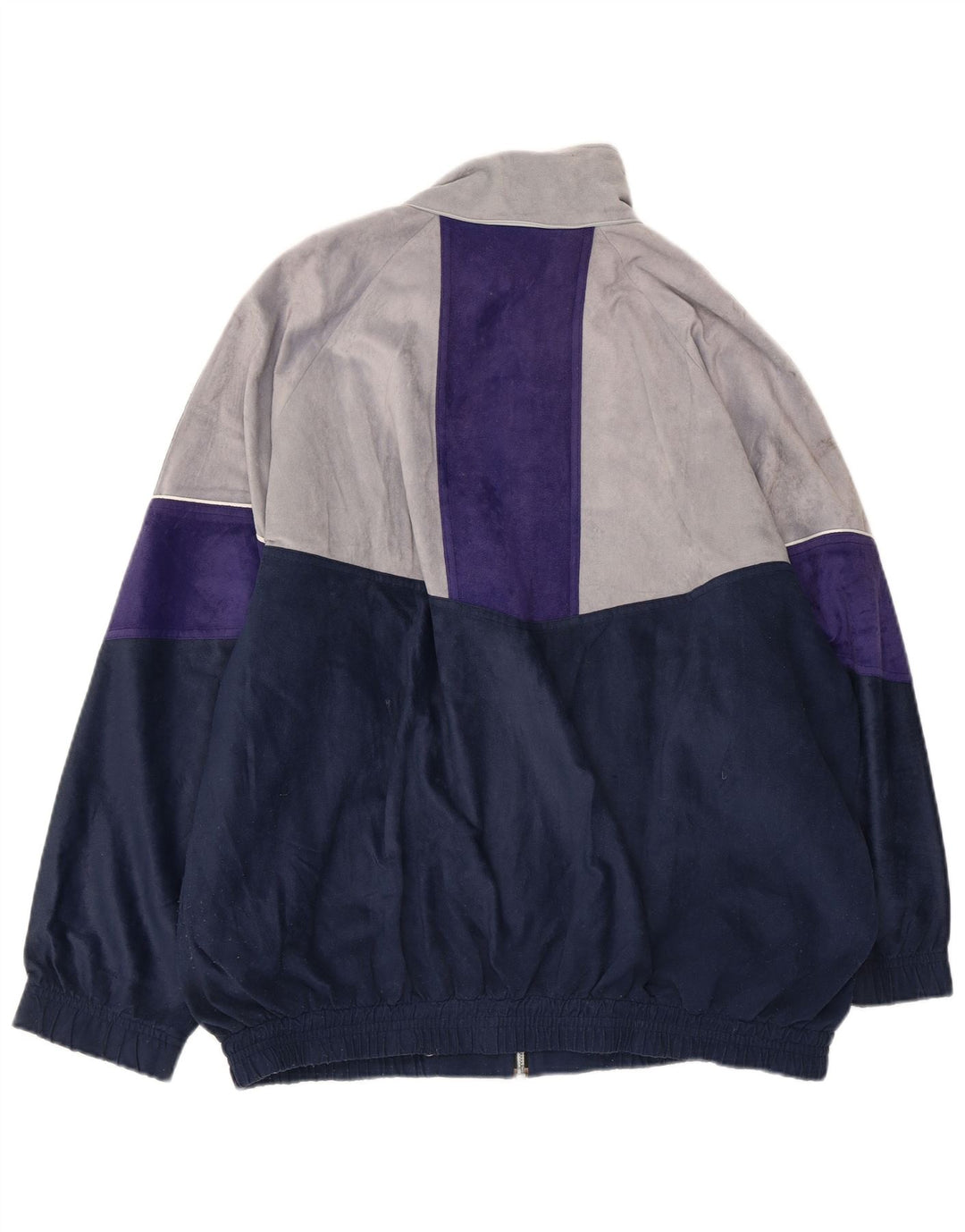 ASICS Mens Graphic Tracksuit Top Jacket IT 50 Médio Azul Marinho Colourblock