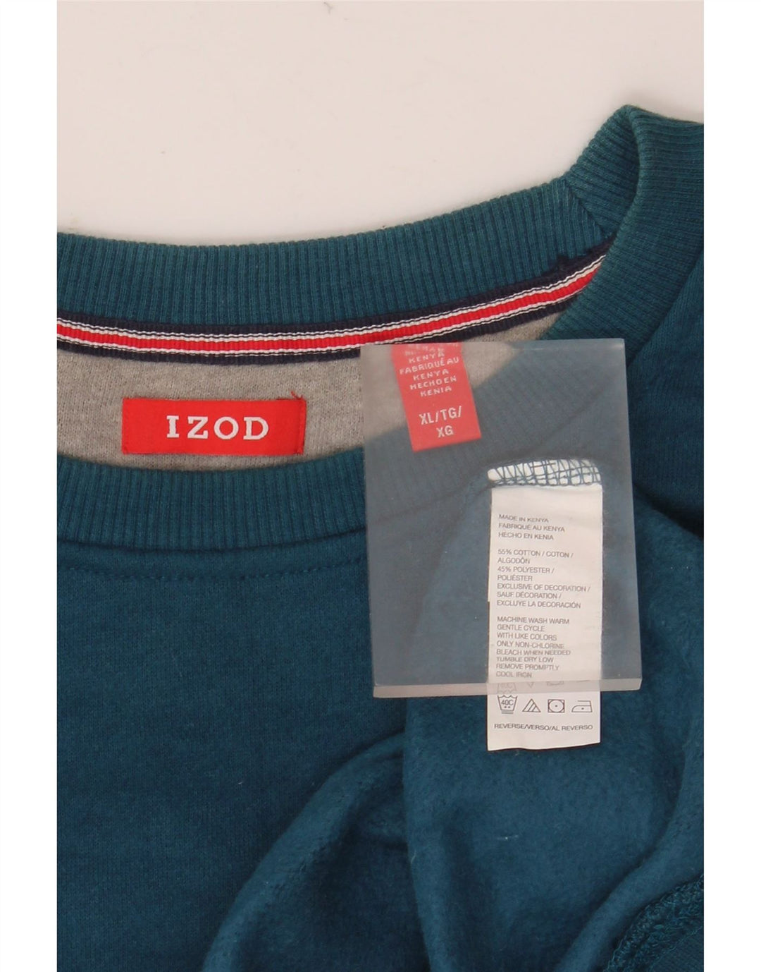 IZOD moletom masculino Jumper XL algodão verde