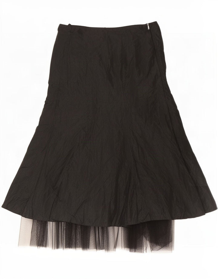 Saia feminina Steilmann A-Line UK 14 Médio W30 Preto