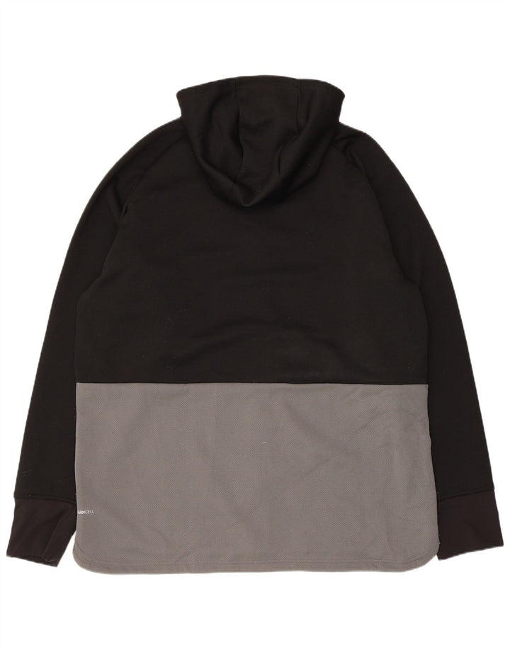Suéter masculino Puma com capuz e zíper XL preto colorblock poliéster
