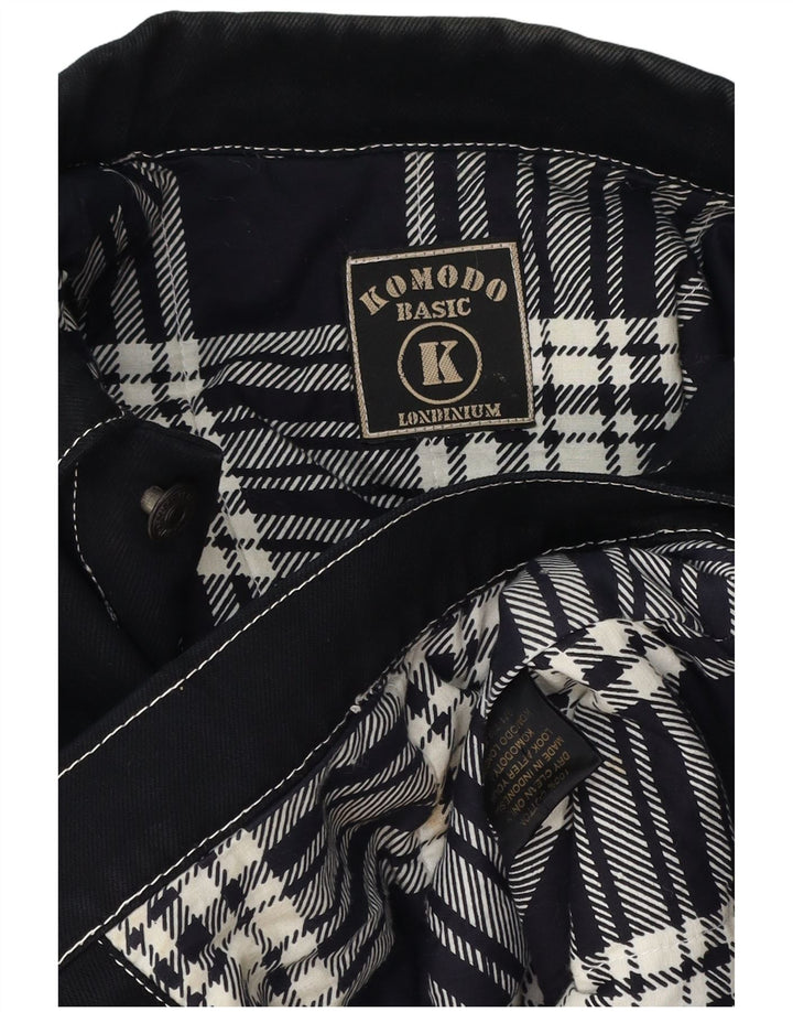 Jaqueta jeans masculina Komodo Reino Unido 40 grande algodão azul marinho