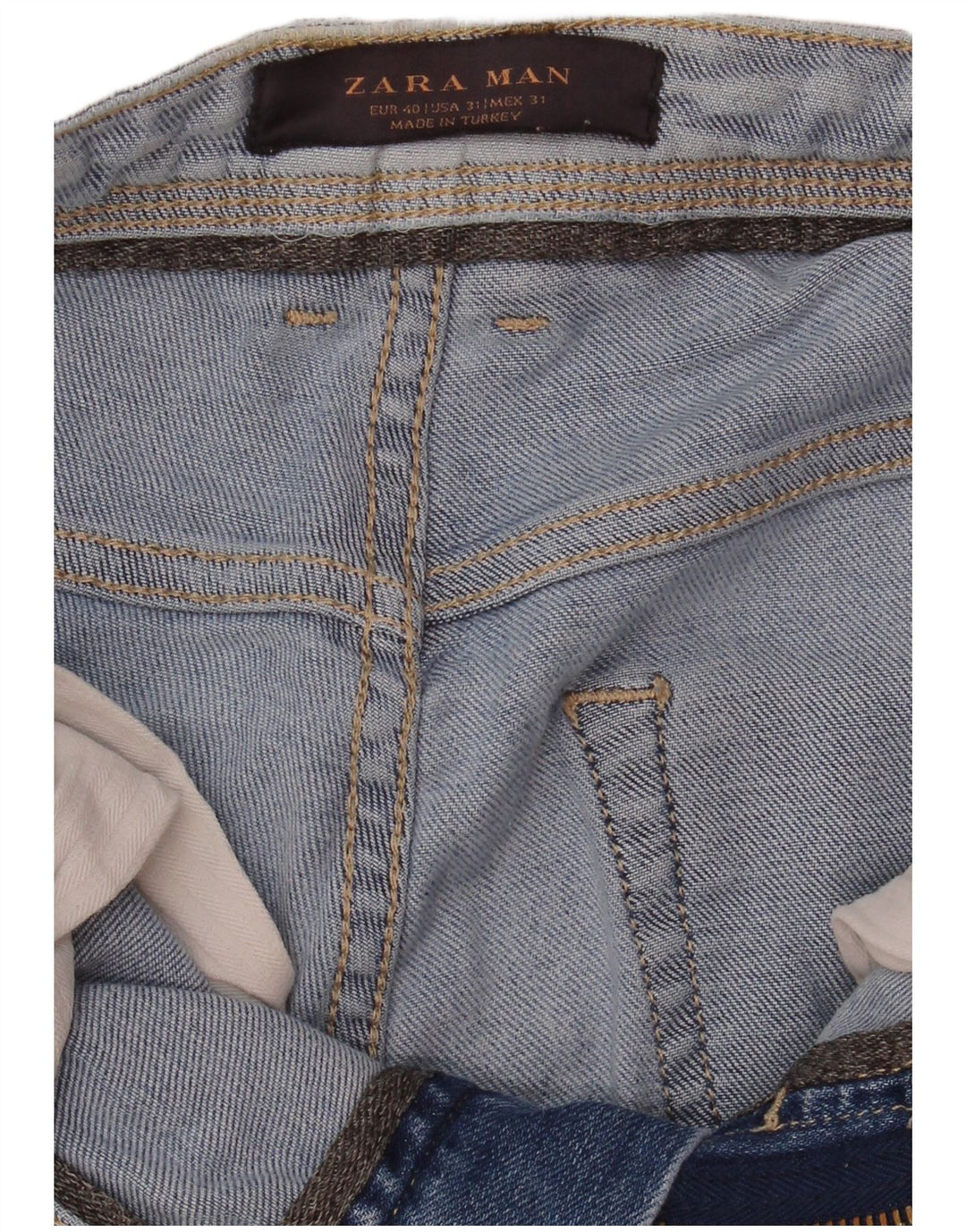 Zara Mens Slim Jeans EU 40 Médio W31 L31 Azul