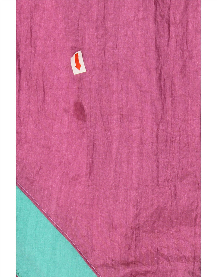 Casaco de treino masculino vintage XL Colorblock rosa