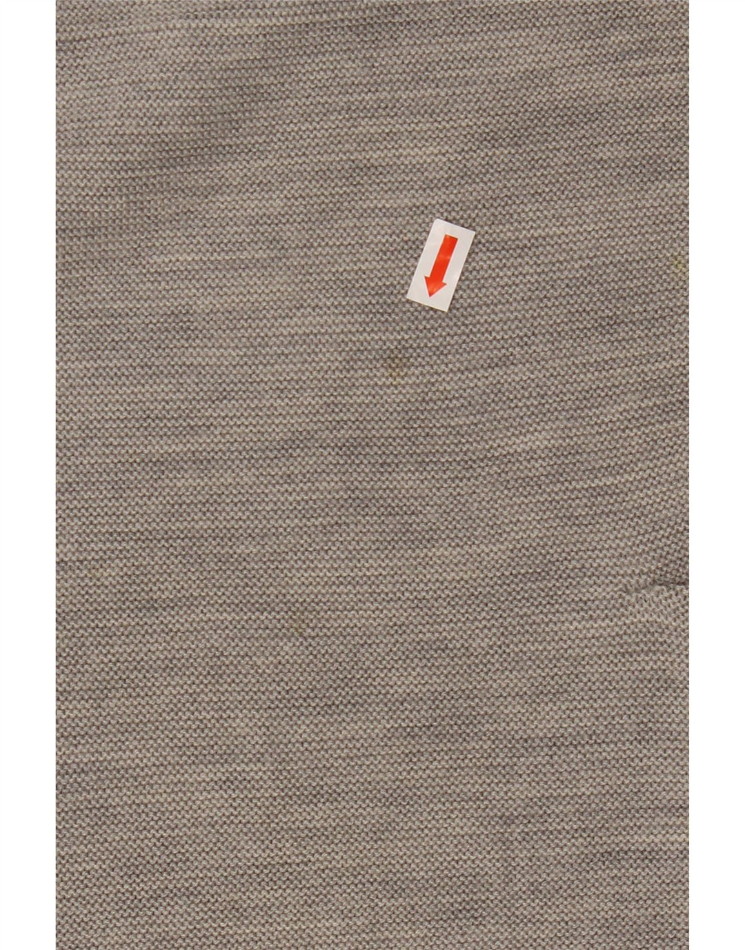 Suéter feminino COS manga 3/4 com gola canoa e gola redonda Reino Unido 10 lã cinza pequena